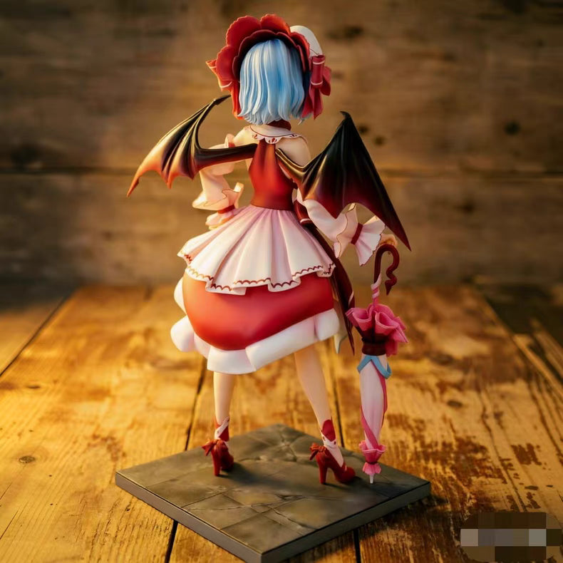 Touhou Project Remilia Scarlet Dress Ver. GK Figure 25CM In‑Stock Anime Statue