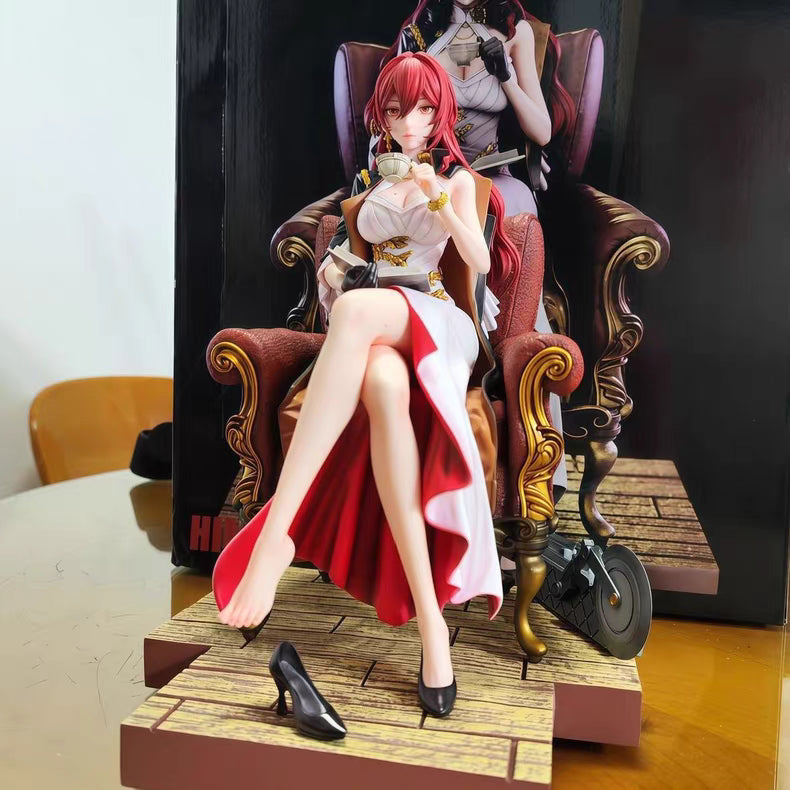 Honkai: Star Rail Himeko Sitting With Sofa Base GK Figure 24CM In‑Stock Statue Gift