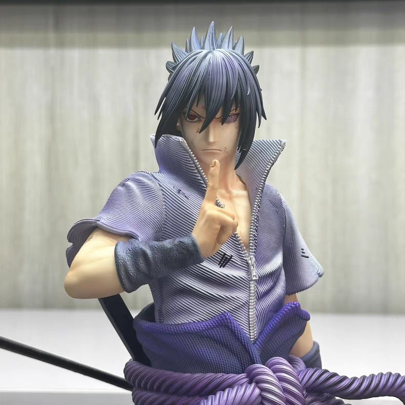 Naruto Nirvana Sasuke S+ Limited GK Figure 35CM With Base Matte Full Paint In‑Stock Collectible Statue