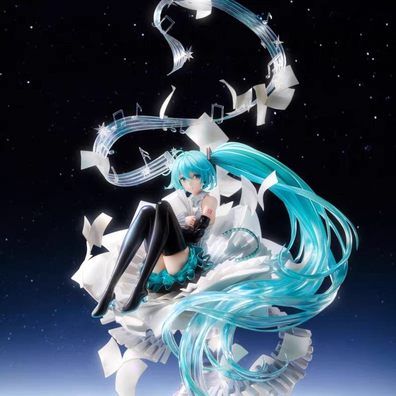 Hatsune Miku Large‑Stock Real Shot GK Figure 38CM In‑Stock Popular Statue Gift