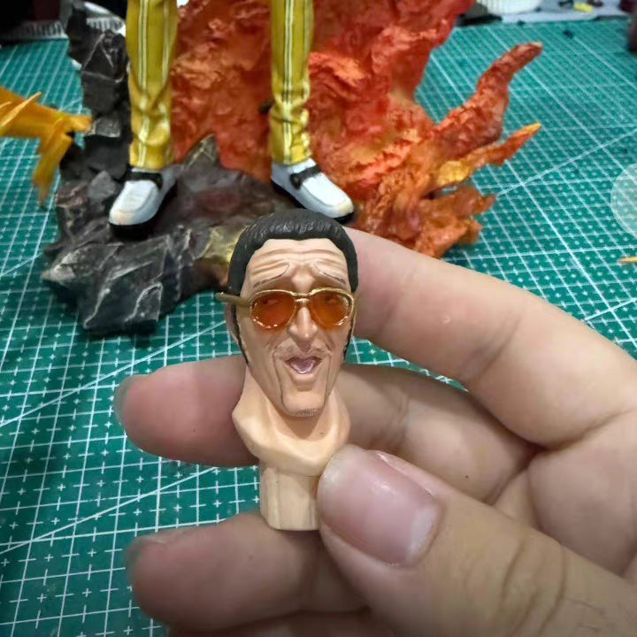 One Piece LZ Kizaru S+ High Grade GK Figure 32CM Light‑Up Effect Parts Matte Full Paint In‑Stock Collectible Statue