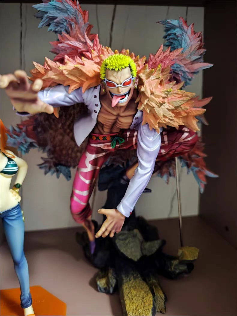 One Piece POP‑MAX Donquixote Doflamingo GK Figure 35CM Top‑Tier Version In‑Stock Statue