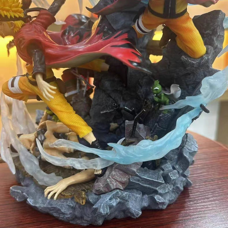 Naruto Flowing Wind Naruto Exclusive Limited GK Figure 30CM Height Light-Up In‑Stock Collectible Statue