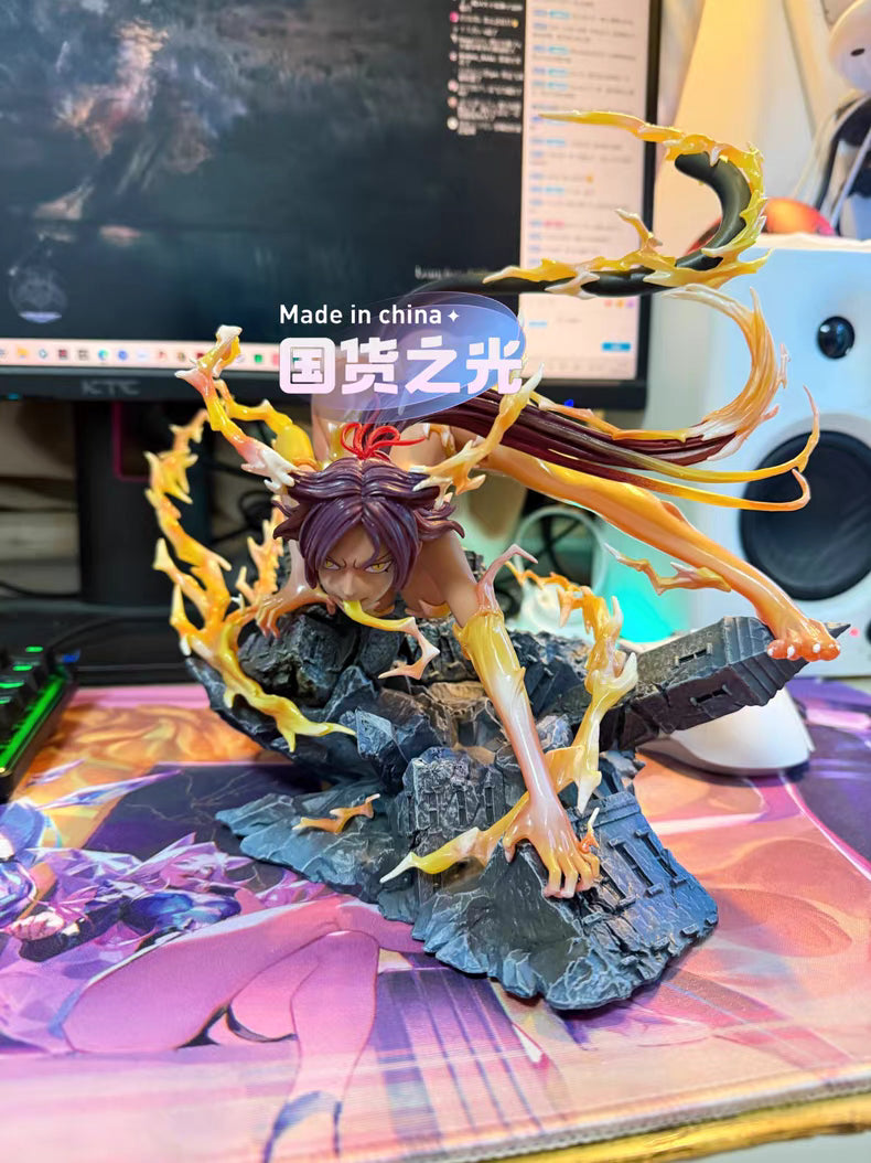 Bleach Yoruichi Shihouin Black Cat Thousand‑Year Blood War GK Figure 26CM In‑Stock Tabletop Statue