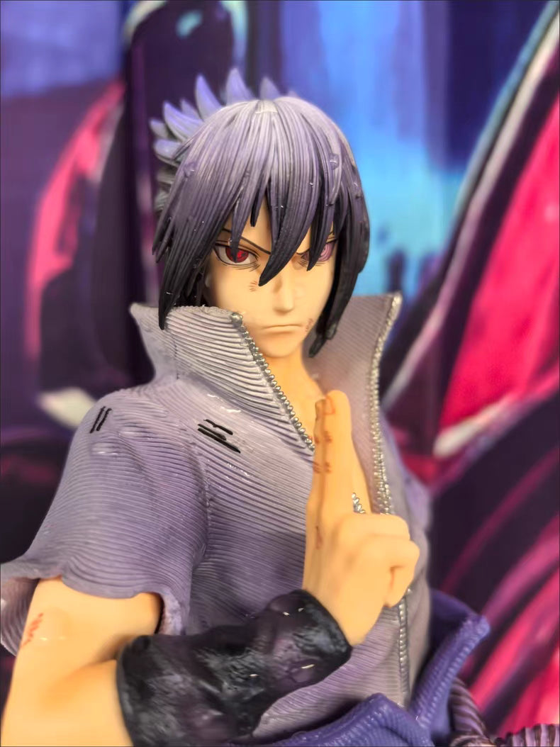 Naruto Nirvana Sasuke S+ Limited GK Figure 35CM With Base Matte Full Paint In‑Stock Collectible Statue