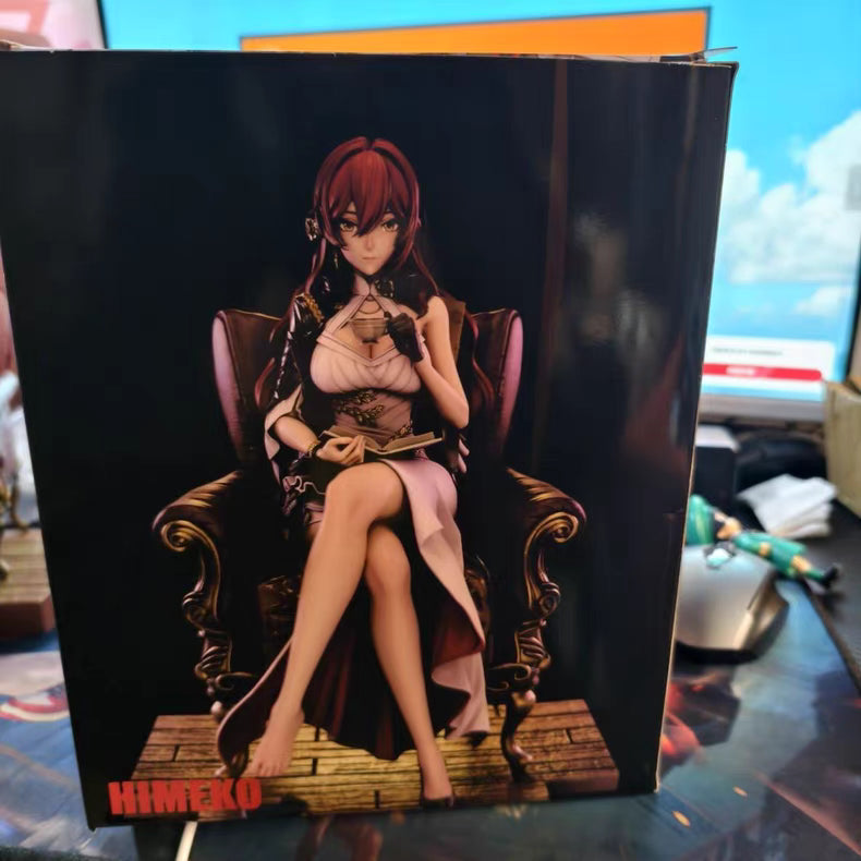 Honkai: Star Rail Himeko Sitting With Sofa Base GK Figure 24CM In‑Stock Statue Gift