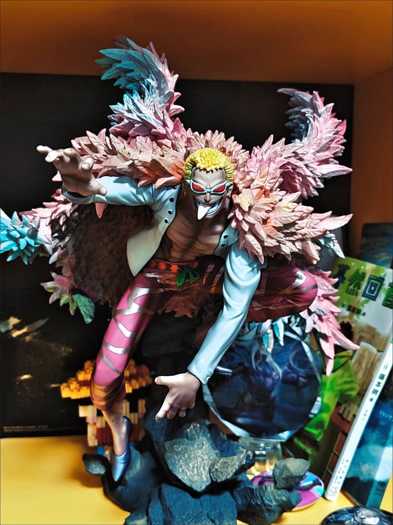 One Piece POP‑MAX Donquixote Doflamingo GK Figure 35CM Top‑Tier Version In‑Stock Statue