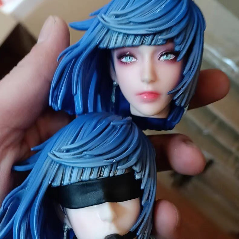 Genshin Impact Yelan JK Ver. Valley of Orchids 1/4 Limited GK Figure 48CM Double Head Sculpt SS Grade Paint In‑Stock Statue