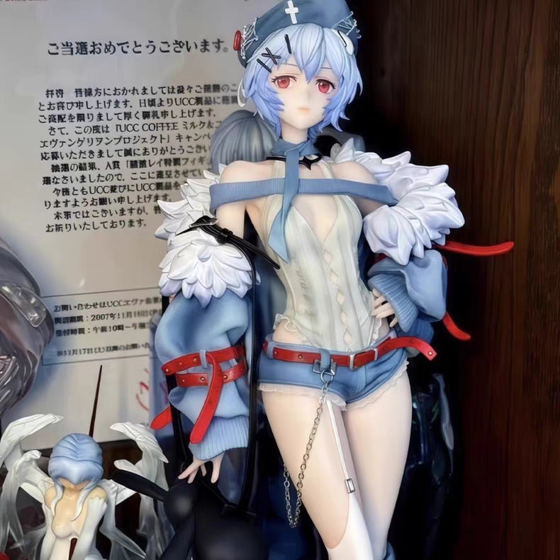 EVA Sprout Elephant Ayanami Rei Limited Premium GK Figure 32CM In‑Stock Statue Gift