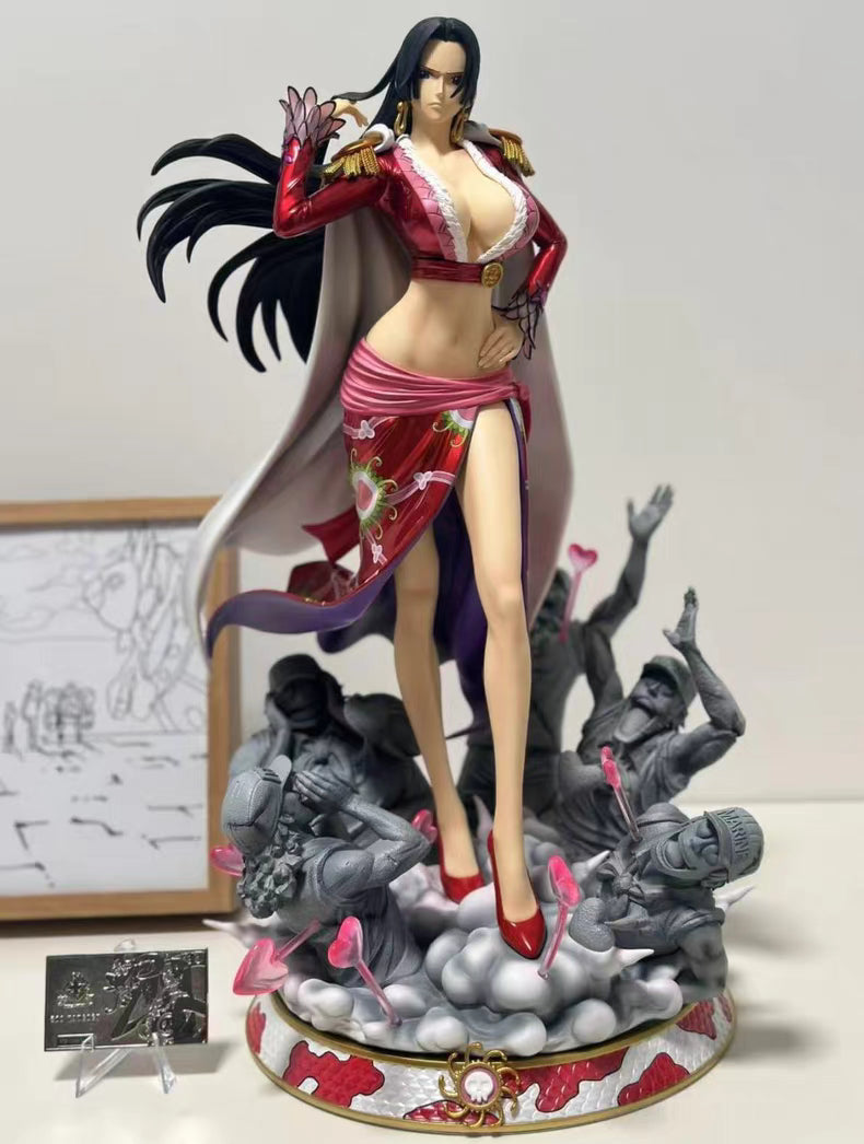 One Piece Dream Boa Hancock SSS Top Tier GK Figure 32CM Petrified Bonus Base Matte Finish 1.6KG In-Stock Statue