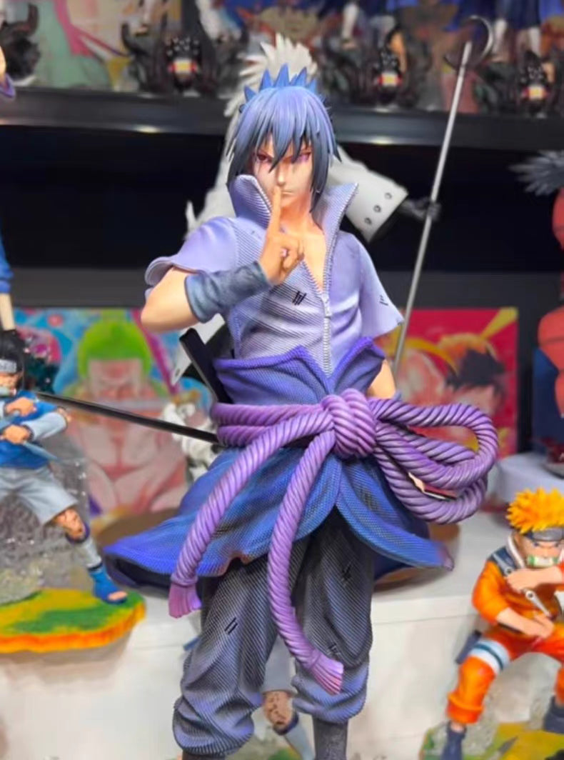 Naruto Nirvana Sasuke S+ Limited GK Figure 35CM With Base Matte Full Paint In‑Stock Collectible Statue