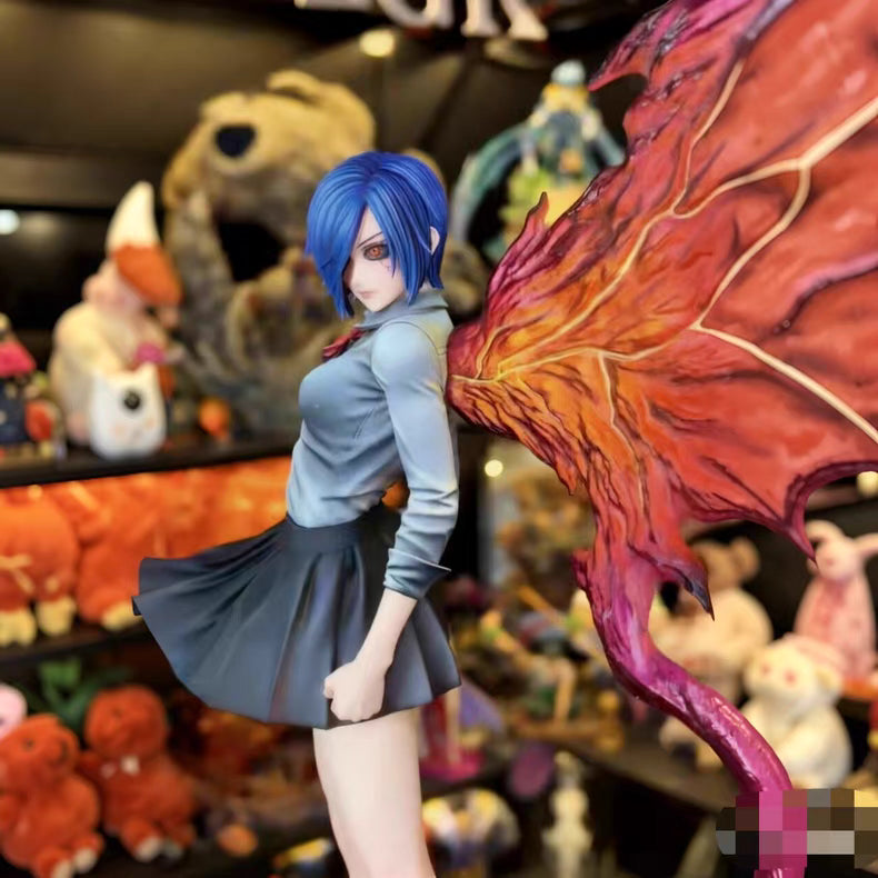 Tokyo Ghoul Touka Kirishima Rabbit GK Figure 36CM 2‑Face‑Sculpt In‑Stock Collectible Statue
