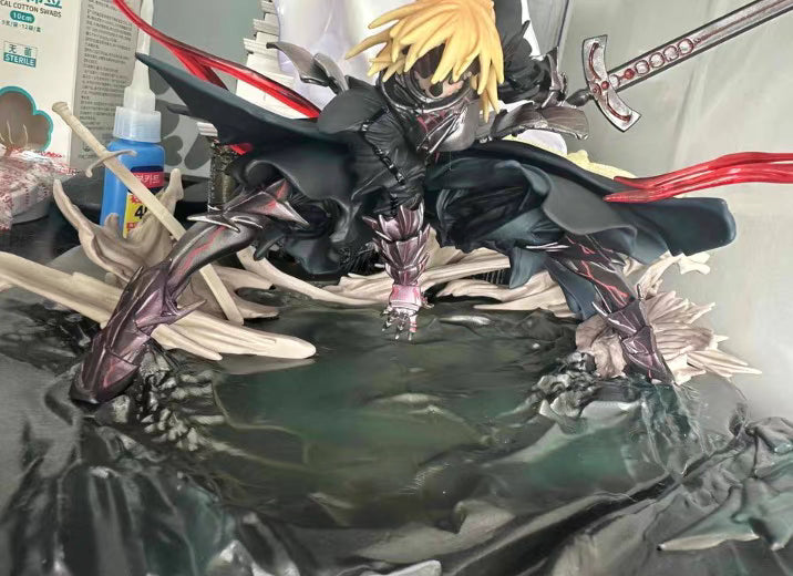 Fate Series Limited Edition Black Saber Altria GK Figure 17CM Scene Version In‑Stock Statue