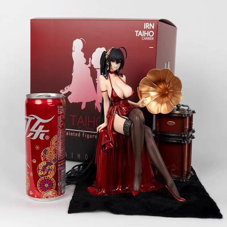 Azur Lane UP Factory 2.0 Taihou Gramophone Dress 1/7 Sitting GK Figure In‑Stock Statue