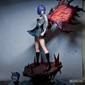 Tokyo Ghoul Touka Kirishima Rabbit GK Figure 36CM 2‑Face‑Sculpt In‑Stock Collectible Statue