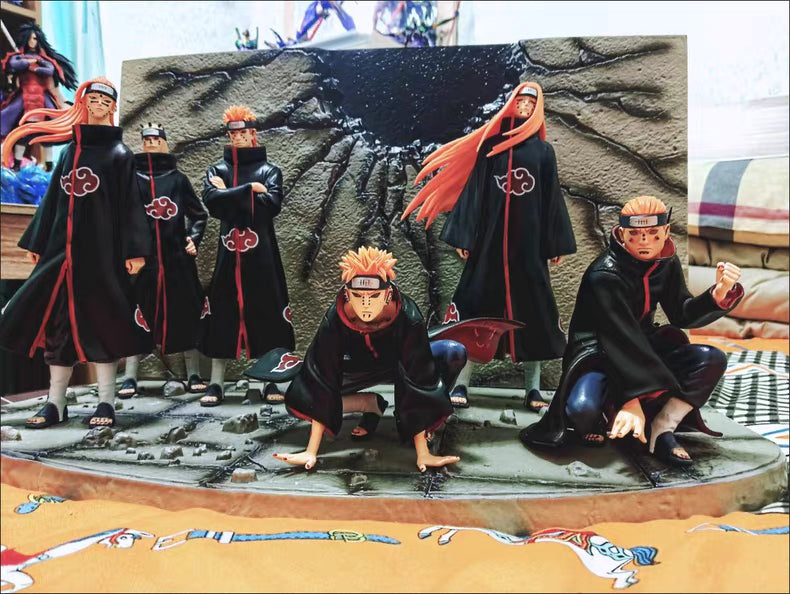 Naruto Dream Six Paths Pain GK Figure With Large Base 35CM Total Height 4.5Kg In‑Stock Collectible Statue