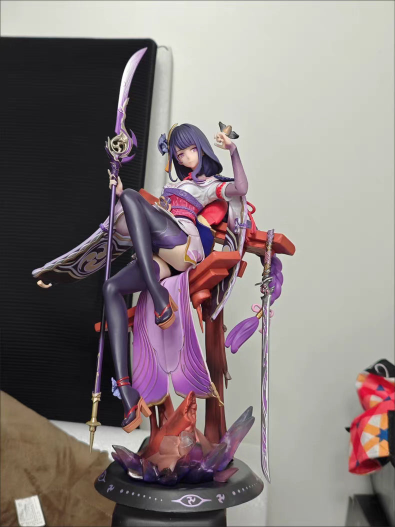 Genshin Impact Raiden Shogun Plane of Euthymia GK Figure 32CM Matte Finish In‑Stock Statue