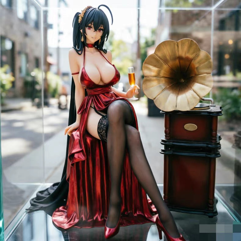 Azur Lane UP Factory 2.0 Taihou Gramophone Dress 1/7 Sitting GK Figure In‑Stock Statue