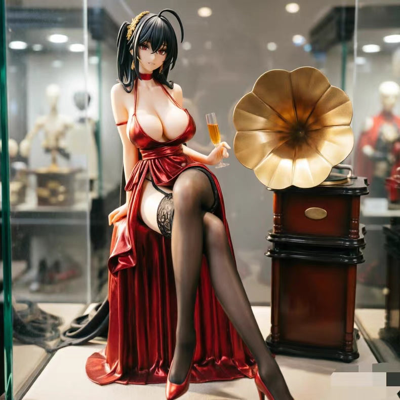 Azur Lane UP Factory 2.0 Taihou Gramophone Dress 1/7 Sitting GK Figure In‑Stock Statue